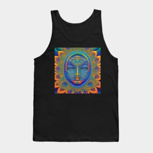 New World Gods (15) - Mesoamerican Inspired Psychedelic Art Tank Top